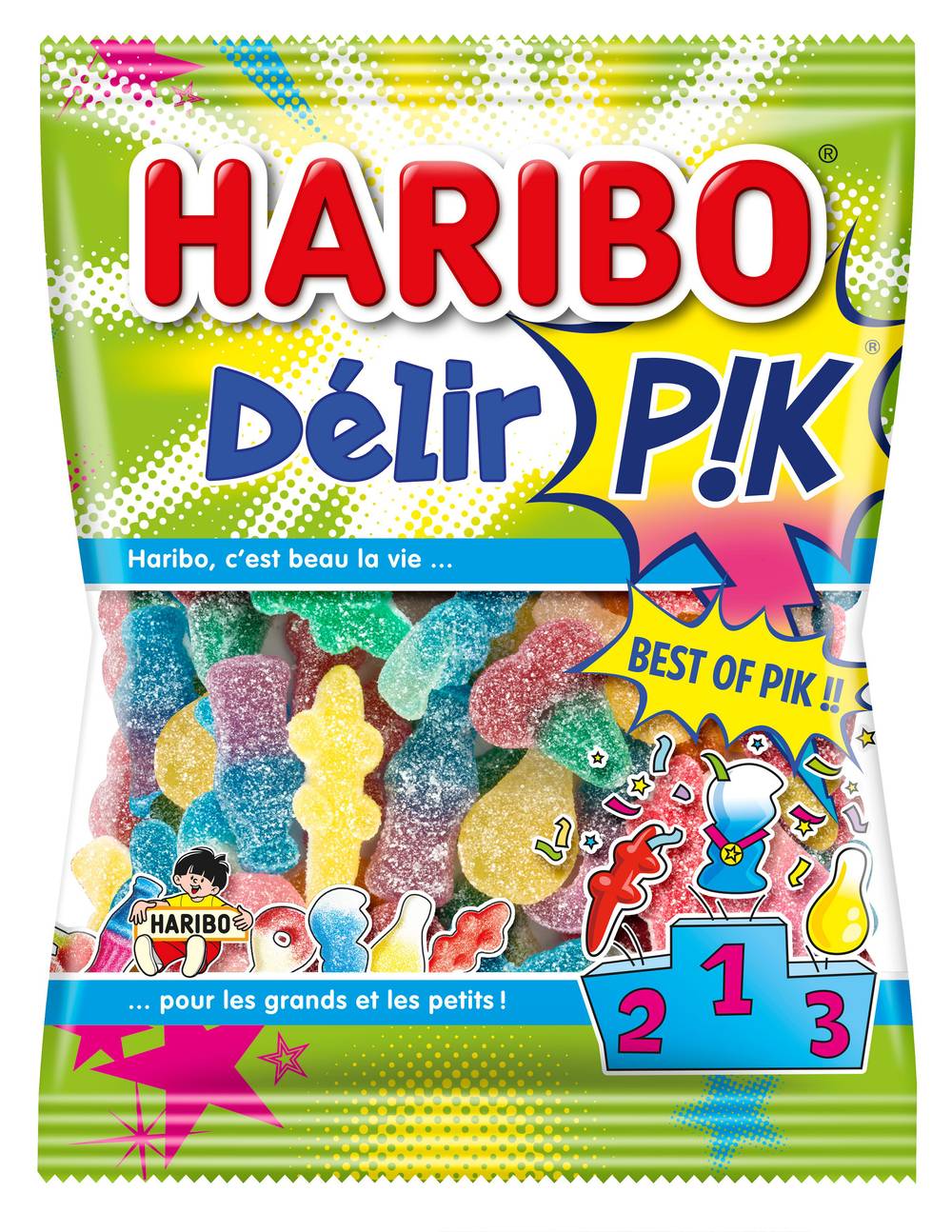 Haribo - Bonbons confiserie gélifiée délir pik