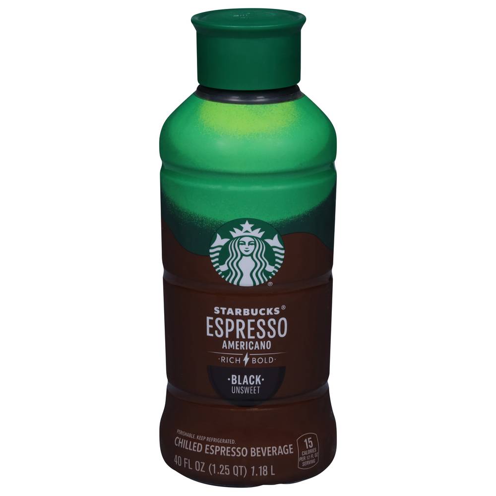 Starbucks Espresso Americano Black Coffee Beverage (40 fl oz)