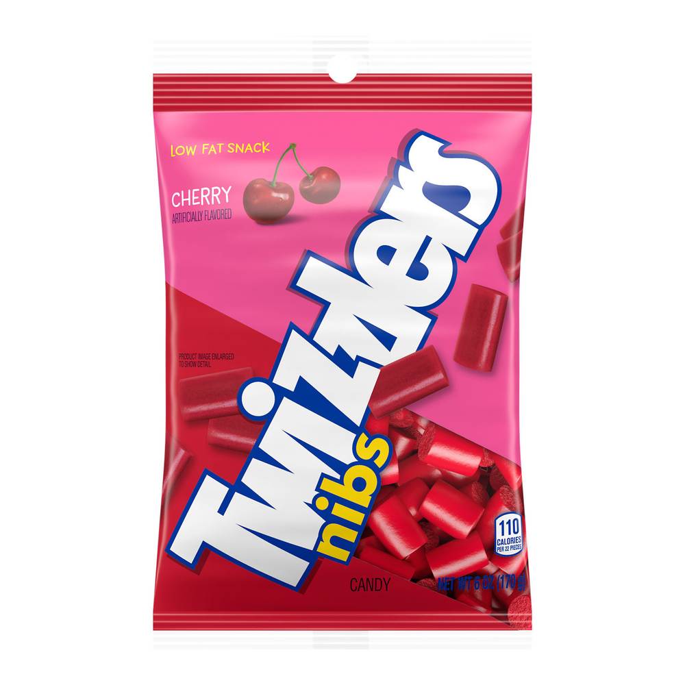 Twizzlers Nibs Candy, Cherry (6 oz)