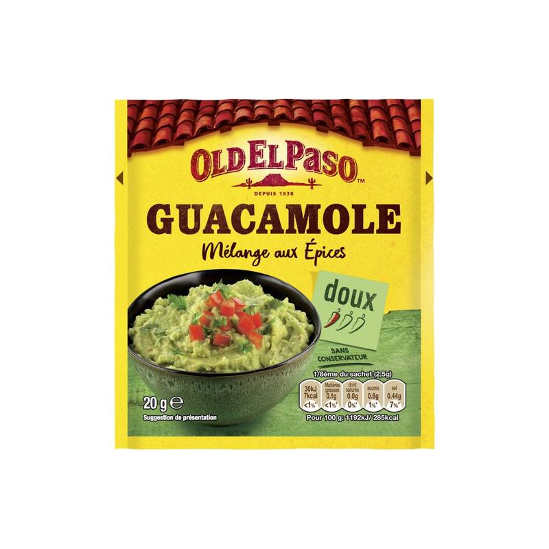 Epices pour guacamole Old el paso 20g