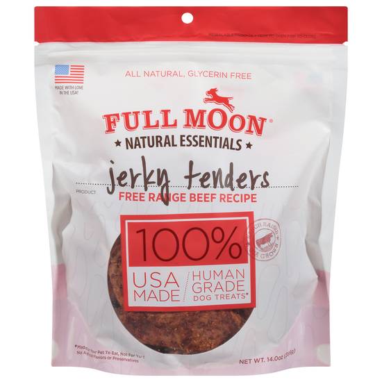 Full Moon Beef Recipe Jerky Tenders Dog Treats (14 oz)