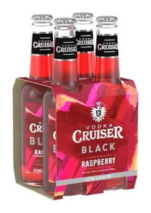 Vodka Cruiser Sugar Free Mango Raspberry Bottle 275ml (4 Pack)