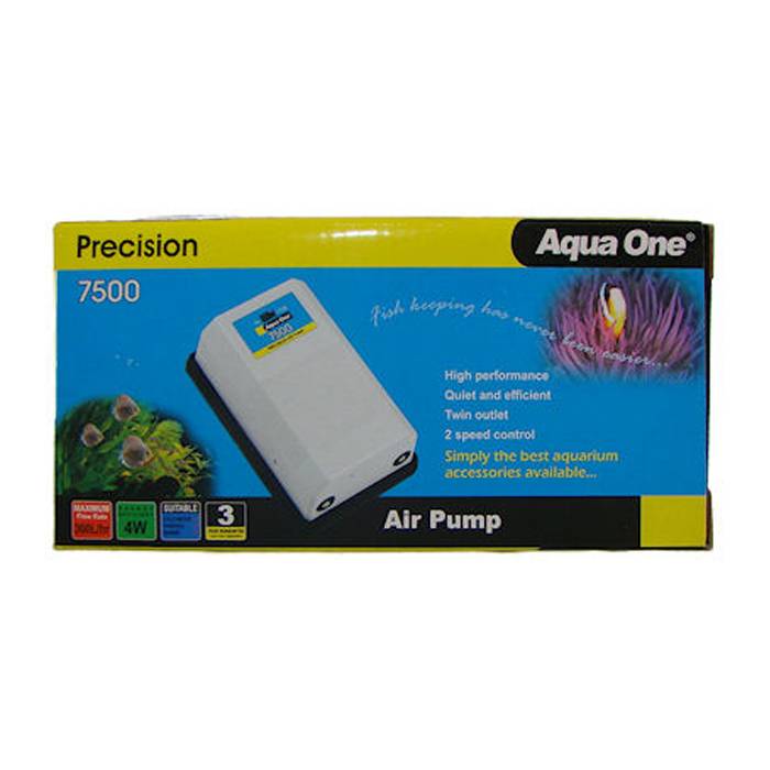 Aqua One Precision 7500 Twin Air Pump Delivery Near Me | Order Online ...