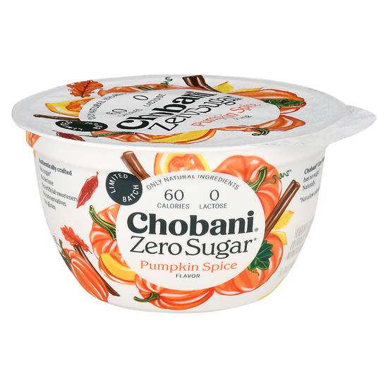 Chobani Zero Sugar Yogurt (pumpkin spice)