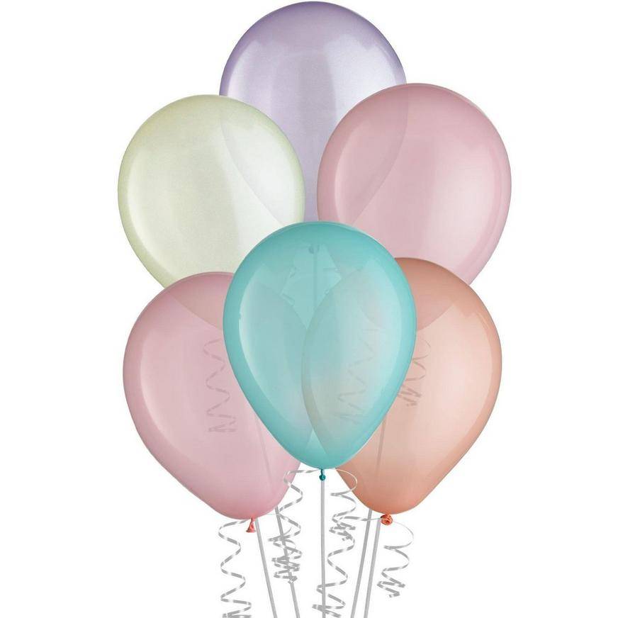 Party City Uninflated Sorbet 5-color Mix Latex Balloons (assorted)