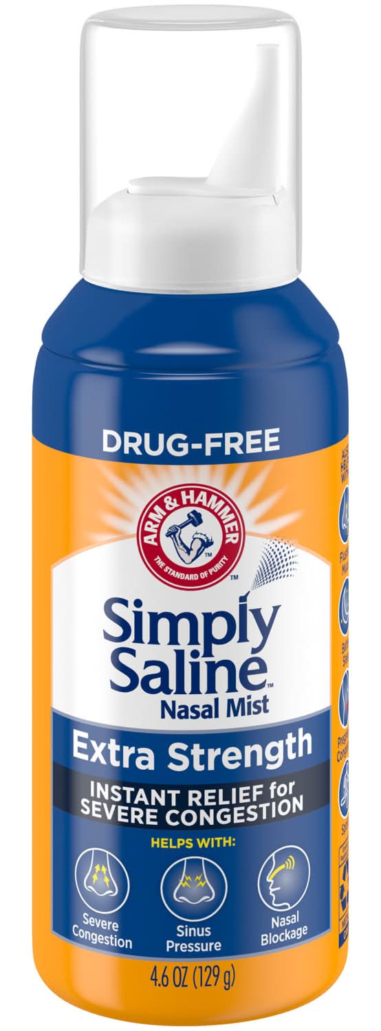 Arm & Hammer Drug Free Simply Saline Nasal Mist (4.6 fl oz)