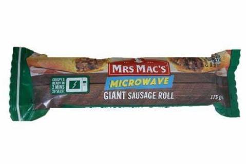 Mrs Mac Microwavable Giant Sausage roll