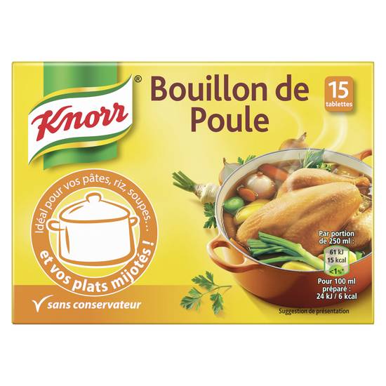 Knorr - Bouillon de poule (15 pièces)