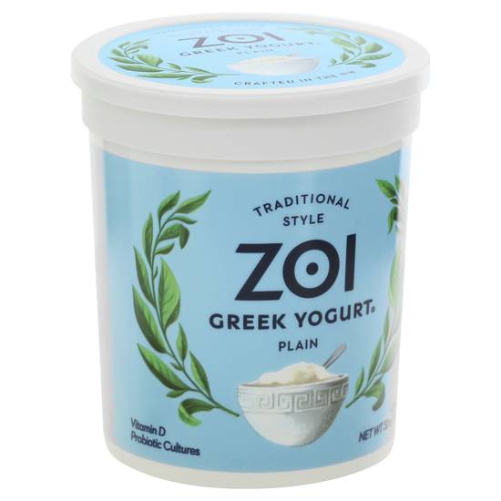 Zoi Plain Greek Yogurt (32 oz)