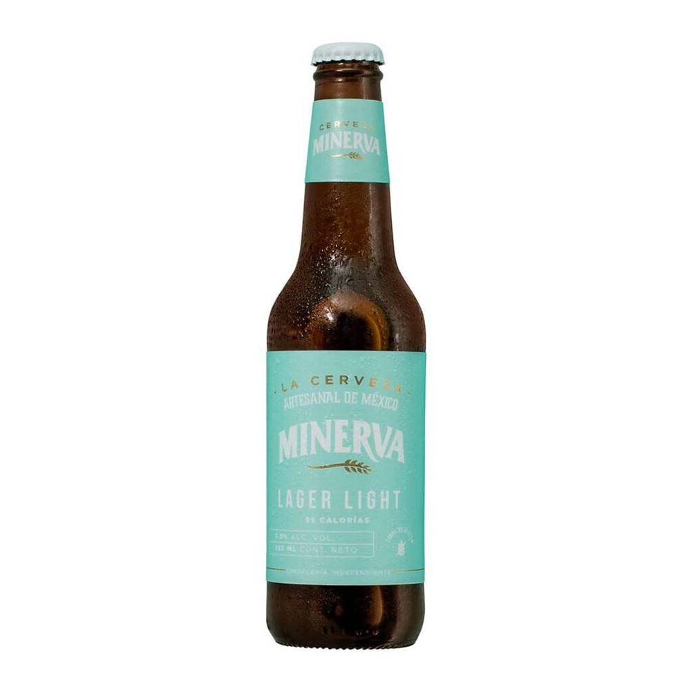 Minerva · Cerveza lager light (355 ml)