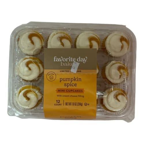 Favorite Day Harvest Pumpkin Spice Mini Cupcakes (10 oz, 12 ct)