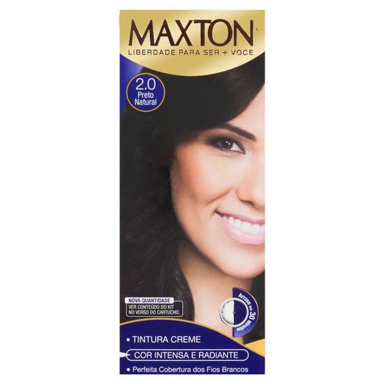 Embelleze kit de coloração creme 2.0 preto natural maxton (1 unidade)