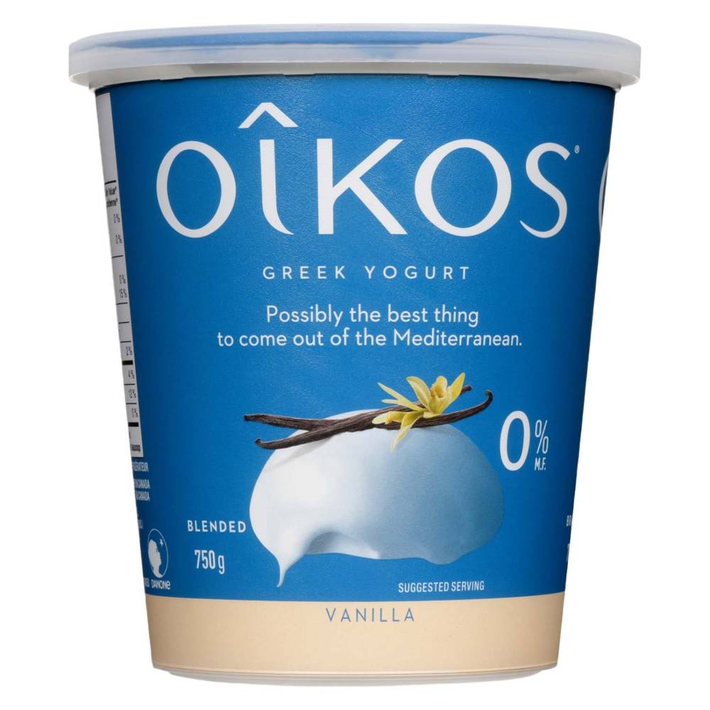 Oîkos 0% M.F. Vanilla Greek Yogurt (750 g)