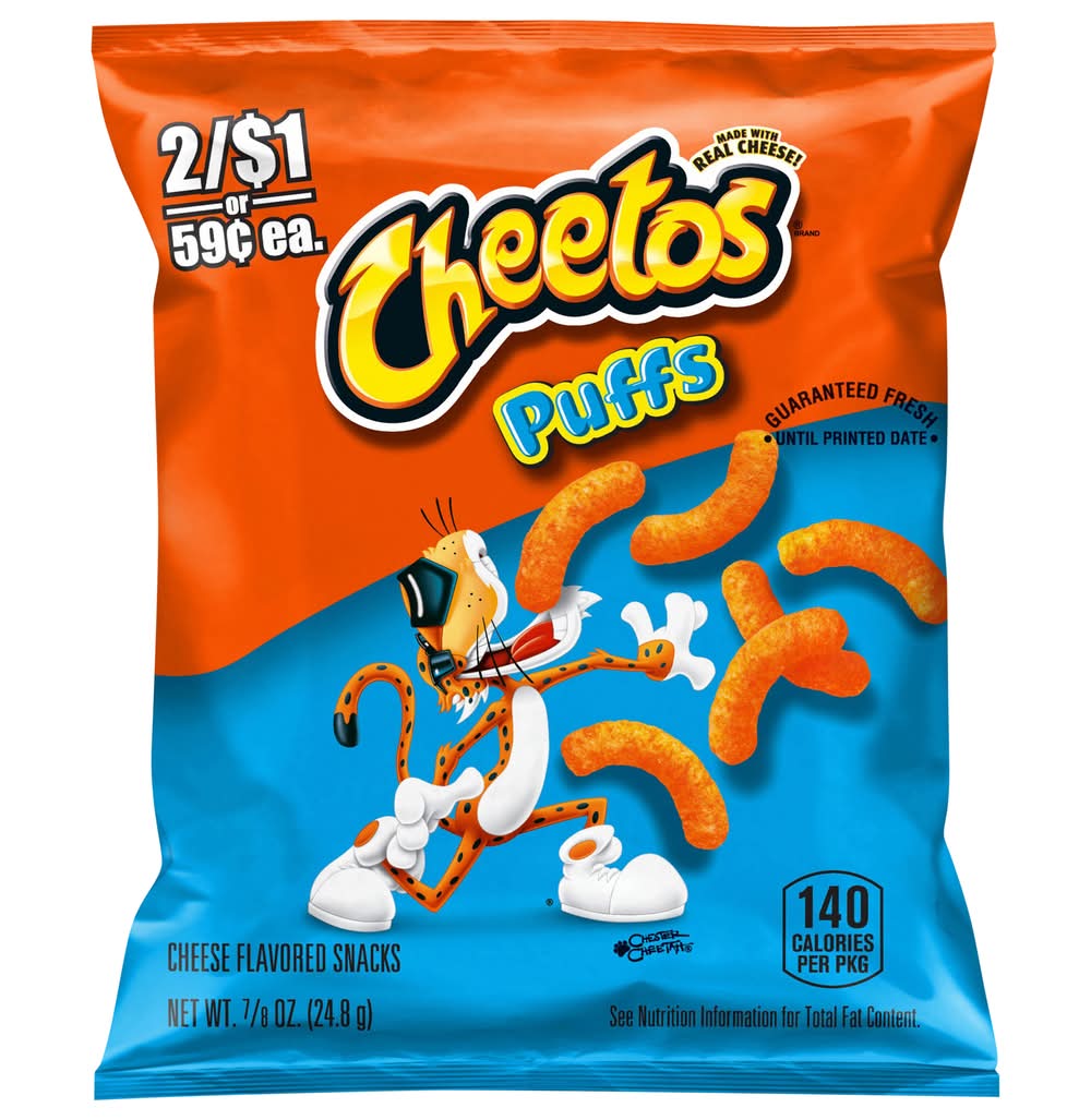 Cheetos Flavoured Puff Snacks, Cheese (0.88 oz)