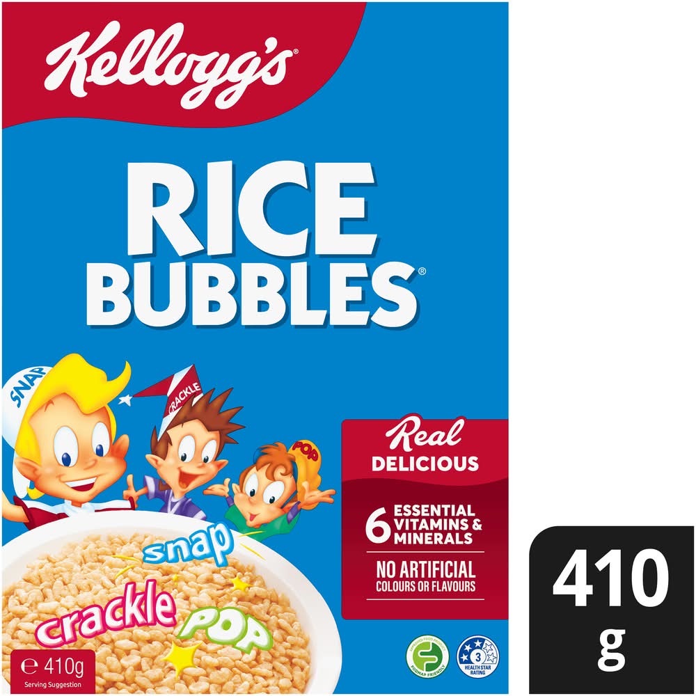 Kellogg's Rice Bubbles (410g)