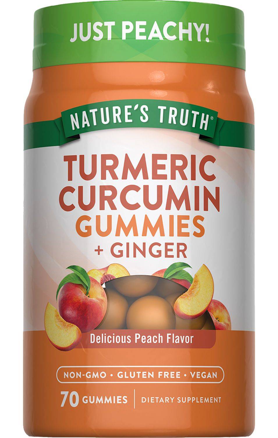 Nature'S Truth Turmeric Curcumin + Ginger Gummies, 70 Ct