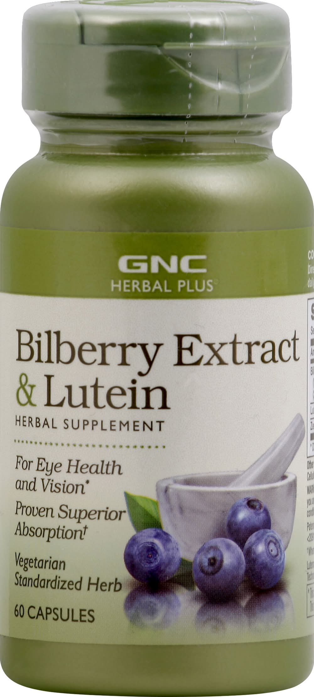 GNC Bilberry Extract & Lutein Capsules (10 oz)