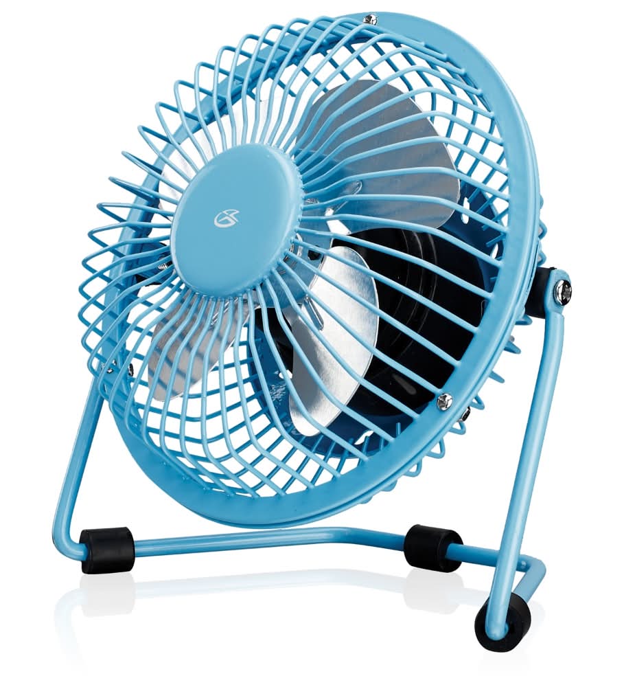 GPX USB-Powered Portable Fan - Blue