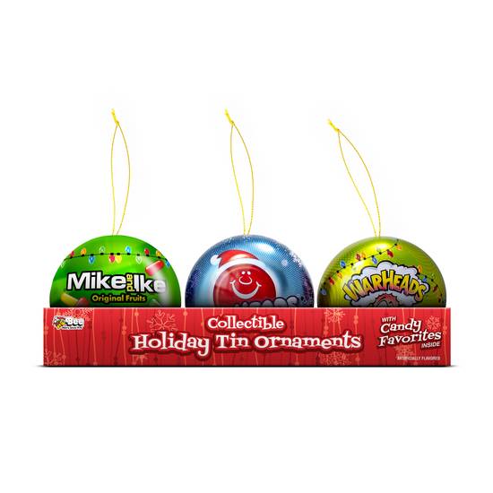 Order Bee Assorted Holiday Tin Ornaments with Candy Favorites - 0.35 oz food online from Rite Aid store, Costa Mesa on bringmethat.com