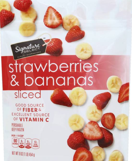 Signature Select Sliced Strawberries and Bananas