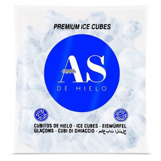 Cubitos de hielo bolsa 1 kg