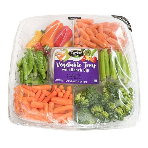 Taylor Farms · Vegetable Tray with Ranch Dip (64 oz)