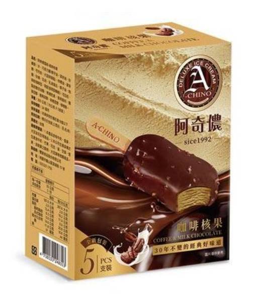 阿奇儂雪糕-咖啡核果-冷凍 | 5×70 g #24013411