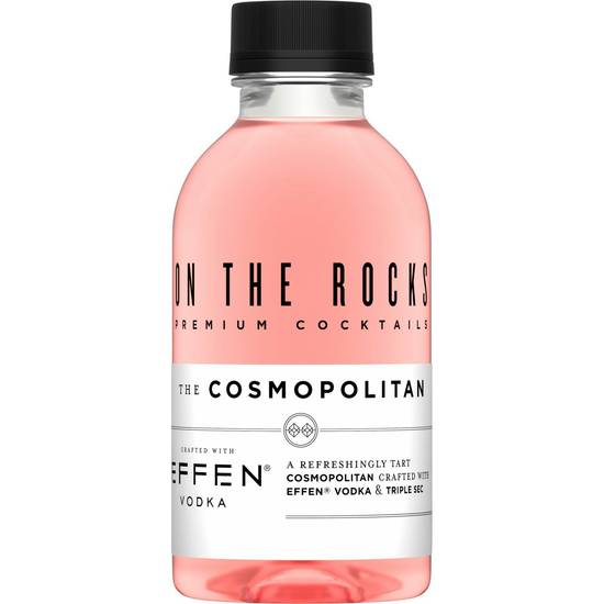 On The Rocks Effen Vodka The Cosmopolitan Cocktail 200ml Bottle