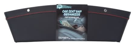 Car Seat Gap Organizer 14.37in x 3.9in Black