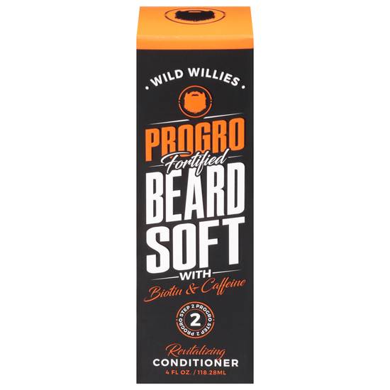 Wild Willies Progro Fortified Beard Soft Beard Conditioner With Biotin & Caffeine