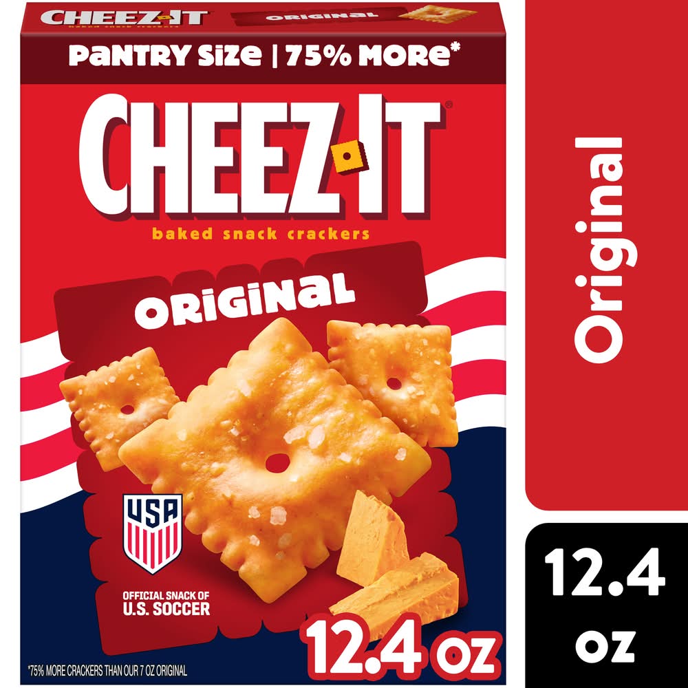 Cheez-It Baked Snack Pantry Size Crackers, Original (12.4 oz)