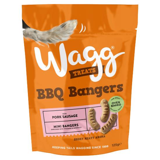 Wagg Treats Bbq Bangers 125g