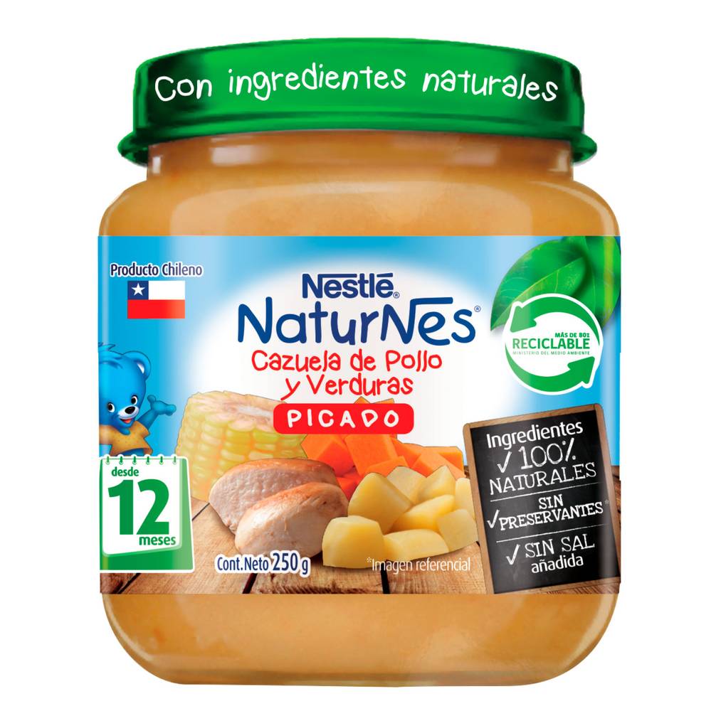 Nestlé picado naturnes cazuela de ave (frasco 250 g)