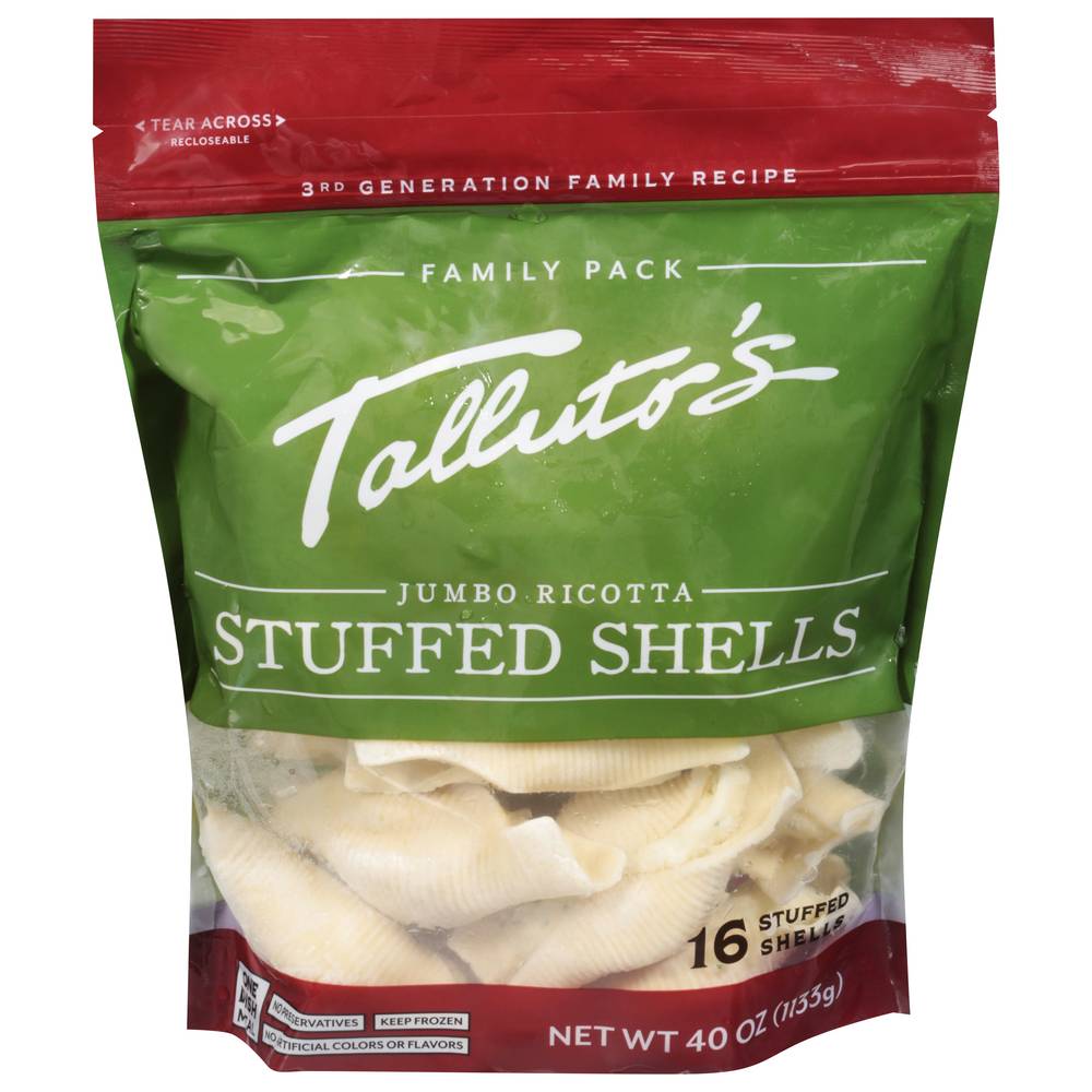 Talluto's Jumbo Ricotta Stuffed Shells Family pack (2.5 lbs)