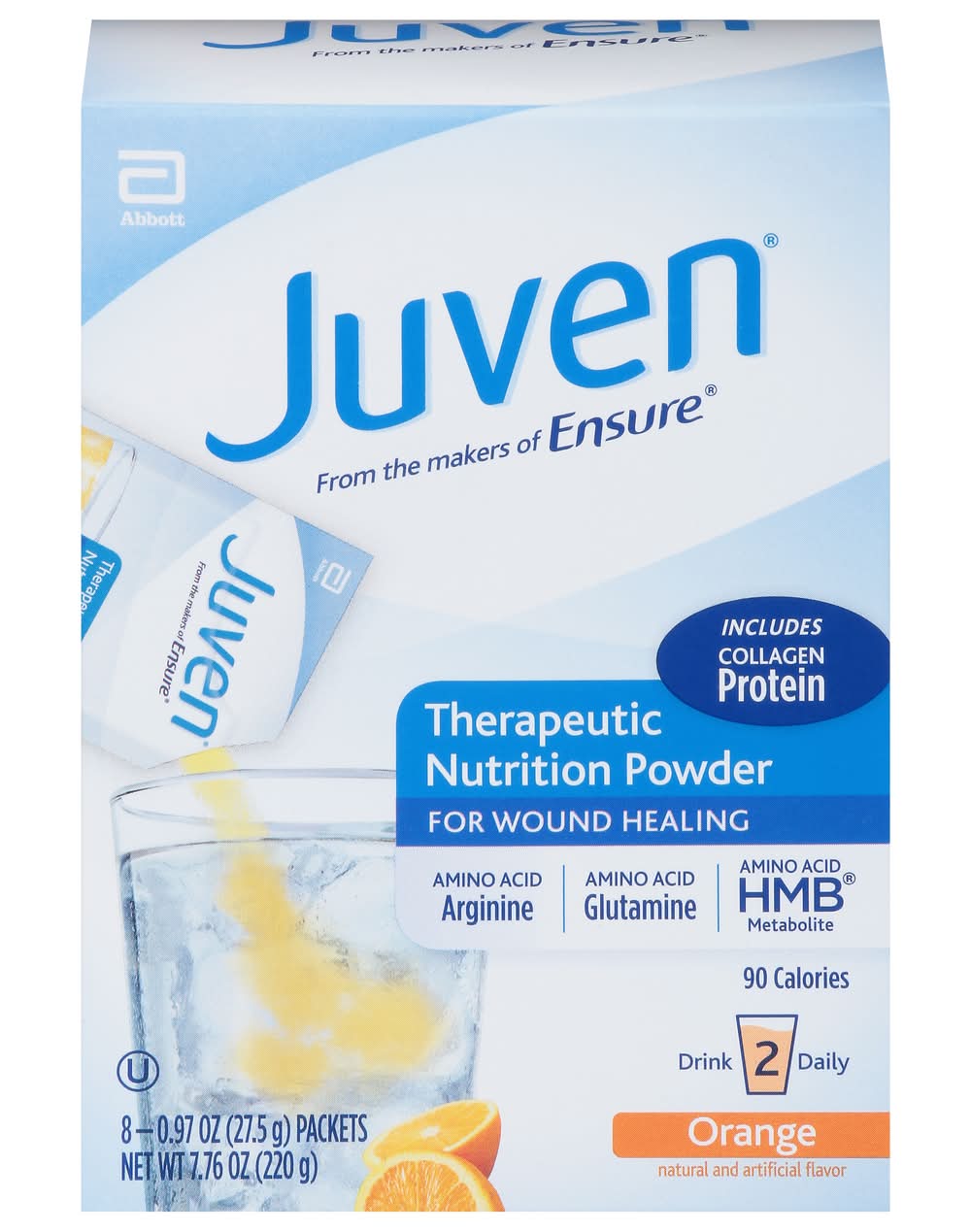 Juven Ensure Therapeutic Nutrition Powder Orange (7.76 oz)
