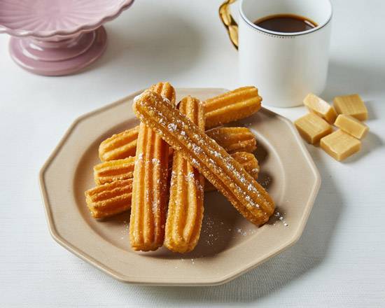 プレーンチュロス✨dipキャラメルソース Plain Churros Dipped in Caramel Sauce