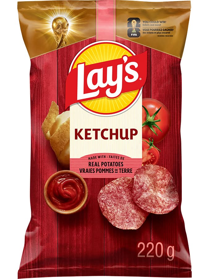 Lay's croustilles - potato chips (ketchup)