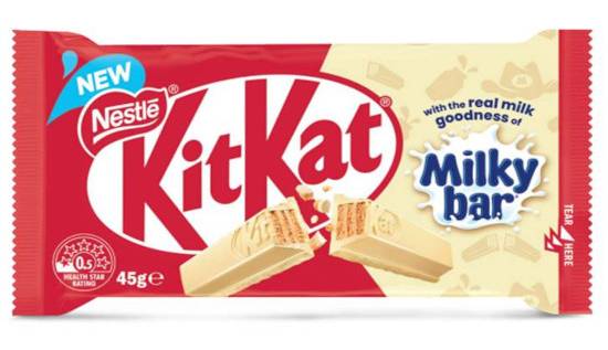Kit Kat White Milkybar Bar 45g