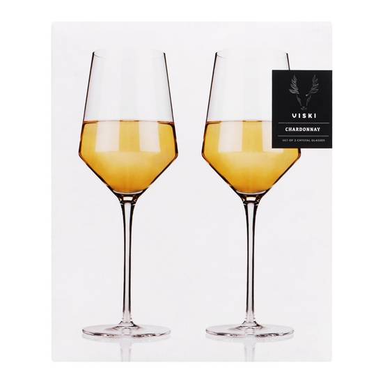 Visky copas de cristal para champagne (set 2 piezas)