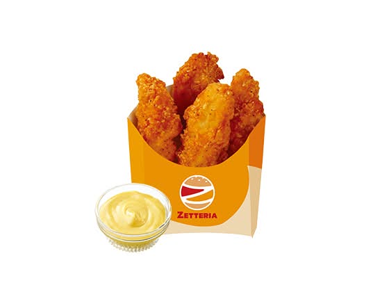 チキンフィ�ンガー（４本入り）マスタードソース Chicken Fingers Mustard Sauce
