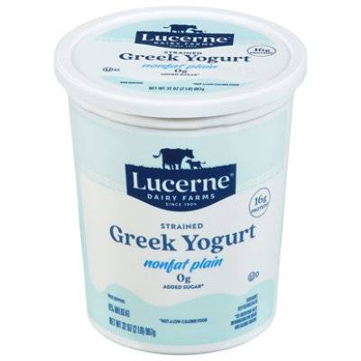 Lucerne Nonfat Plain Greek Yogurt