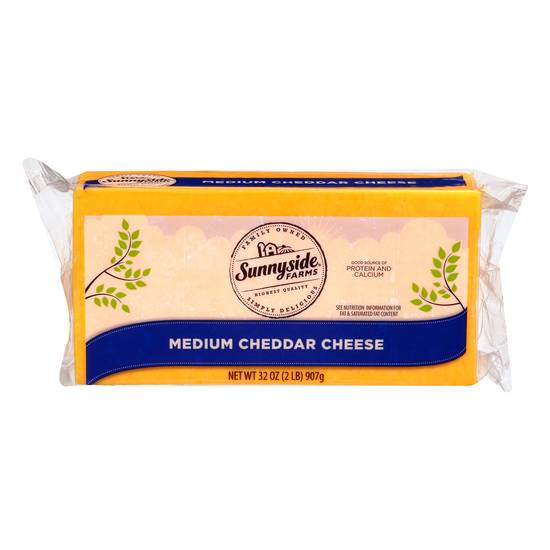 Sunnyside Farms Medium Cheddar Cheese