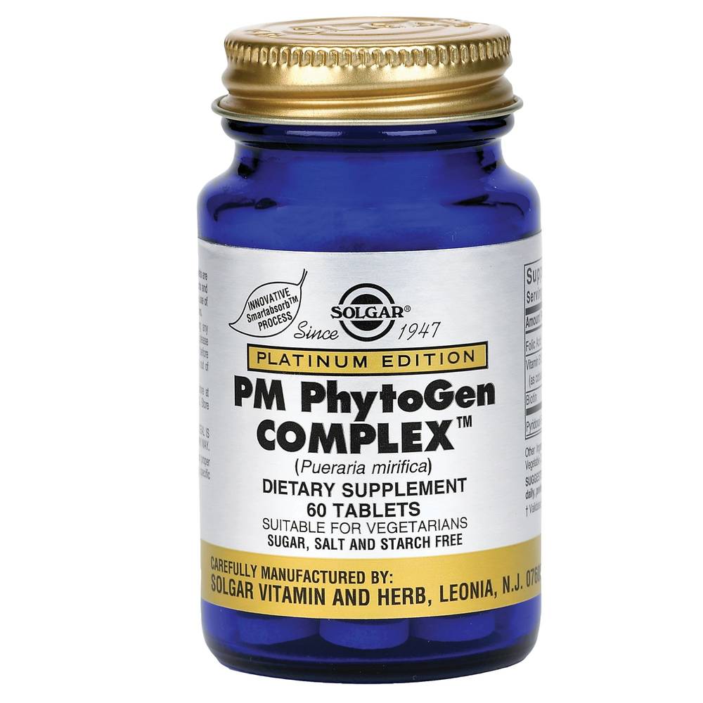 Solgar Pm Phytogen Complex Dietary Supplement Tablets (60 ct)
