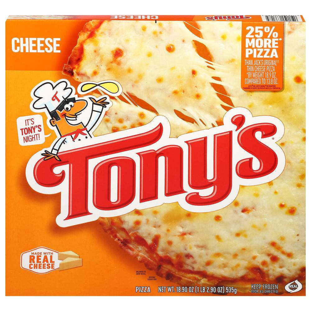 Tony's 100% Real Mozzarella Cheese Pizza (1.18 lbs)