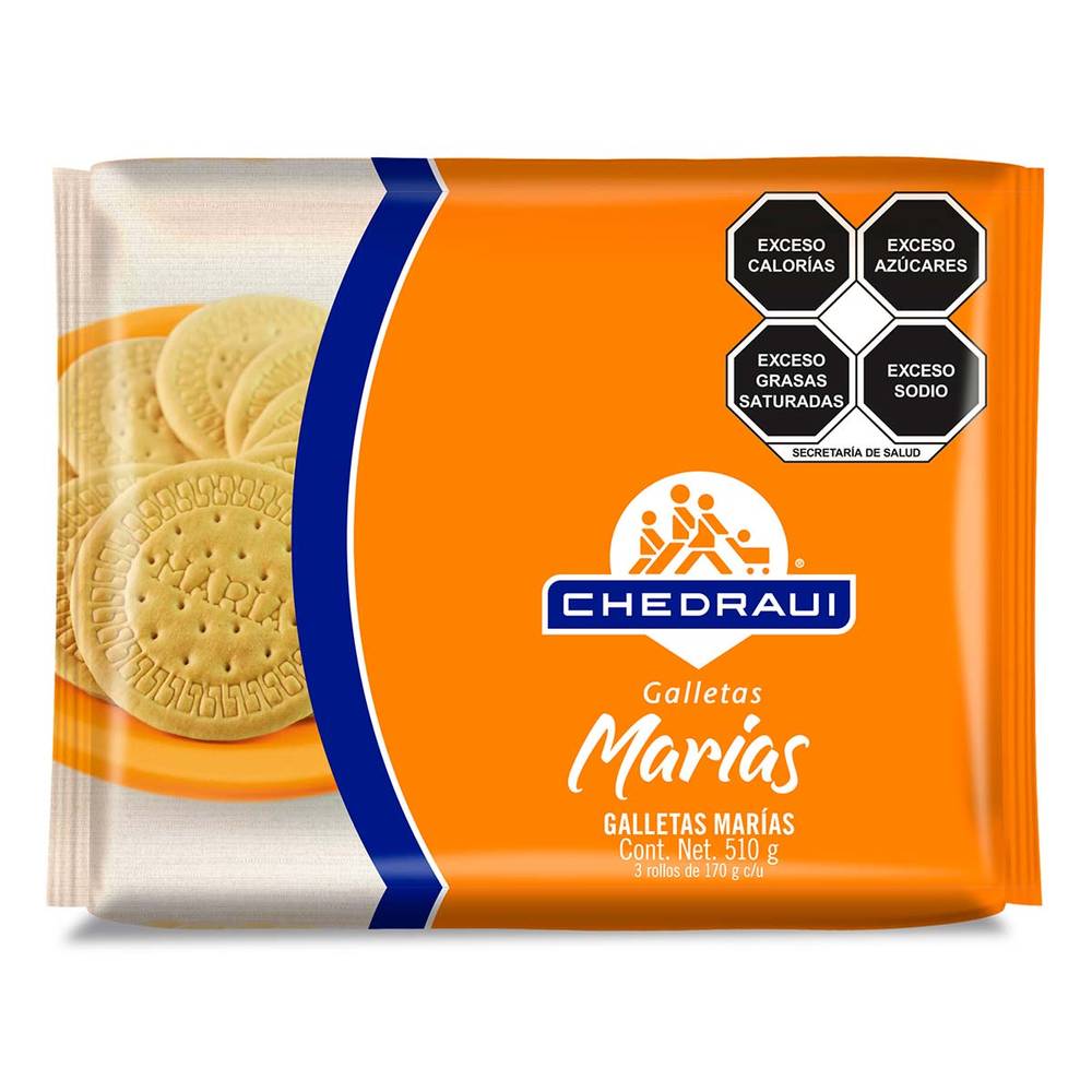 Chedraui galletas marías (3 un)