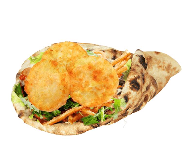 Sandwich cheese naan veggie