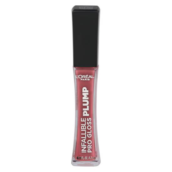 L'oréal Infallible Sunlit Rose Plump Lip Gloss