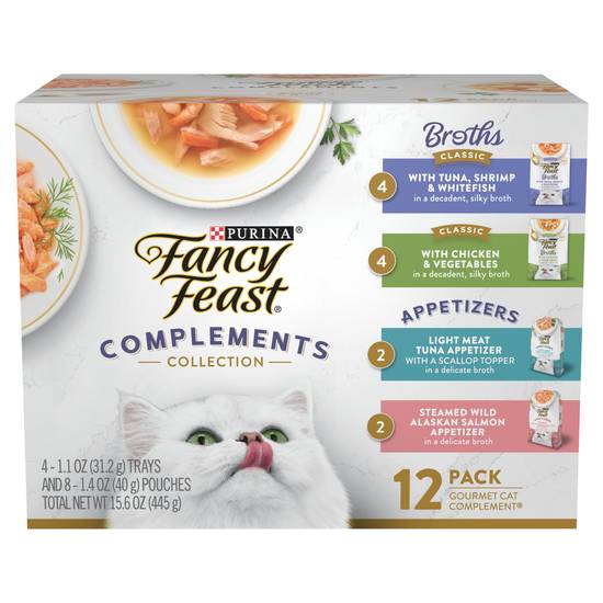 Purina Fancy Feast Complements Collection Variety pack (12 ct)