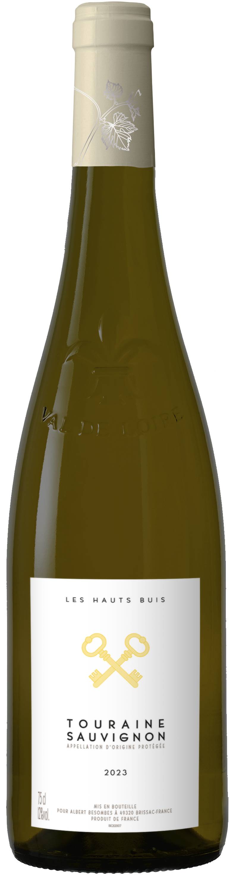 Les Produits U - Vin blanc aop toraine sauvignon les hauts buis (750ml)