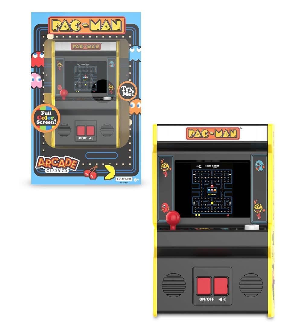 Pac-Man Arcade Classics Handheld Electronic Game, One